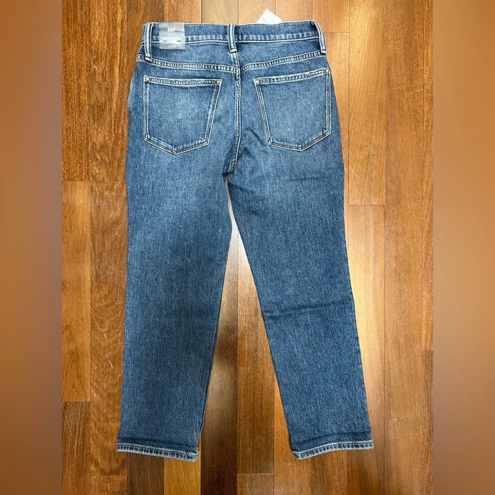 J Crew NWT 26 Slim Boyfriend Jeans Clear Lake Wash - Picture 3 of 8
